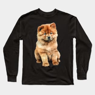 Puppy Chow Chow Long Sleeve T-Shirt